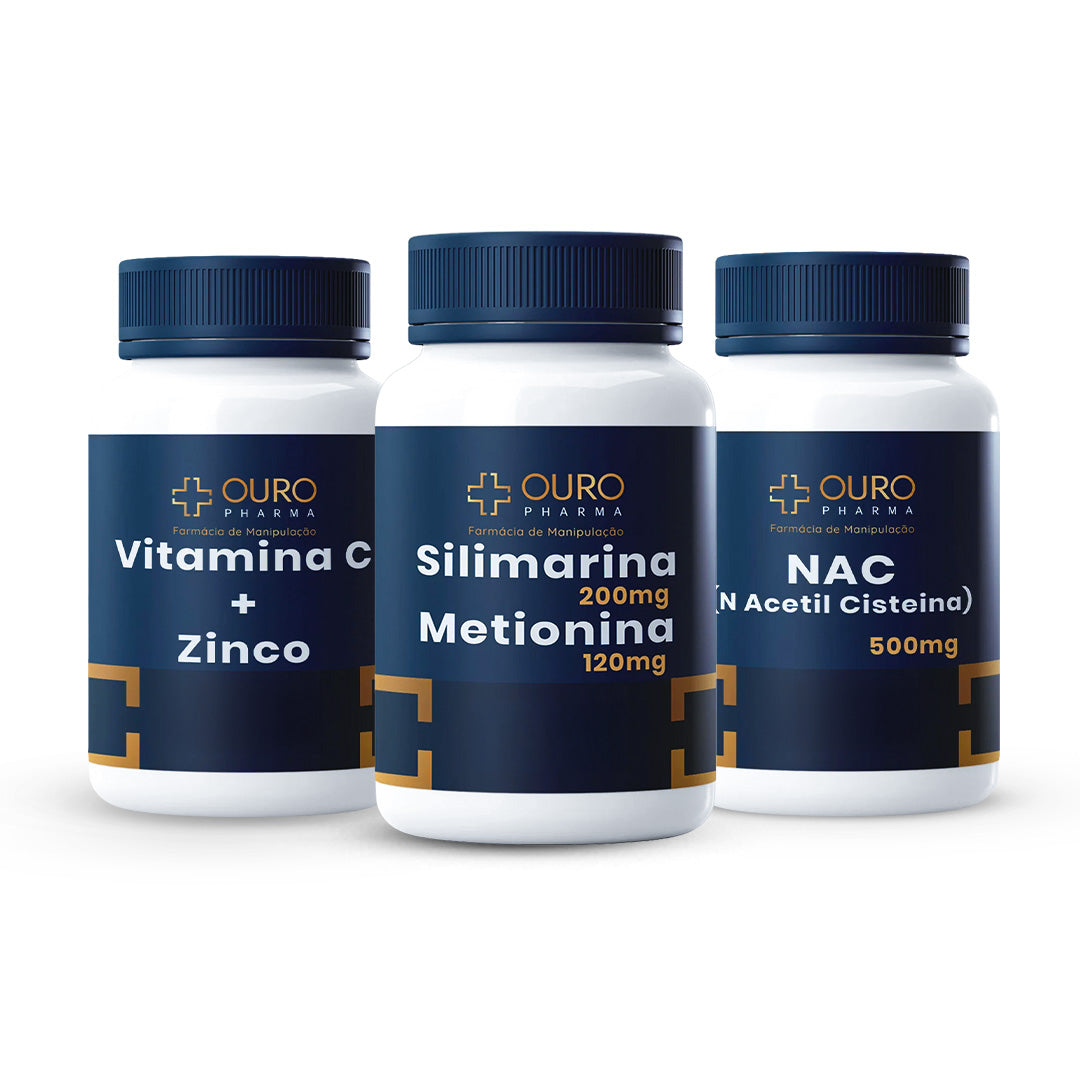 Kit Antioxidante - Ouro Pharma - Farmácia de Manipulação