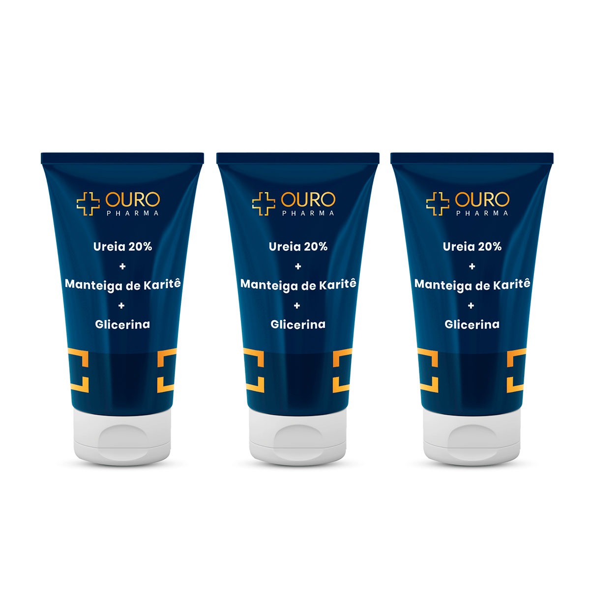Kit 3 Creme Super Hidratante Hidratante - 30gr, 60gr, 100gr ou 200gr - Ouro Pharma – Farmácia de Manipulação
