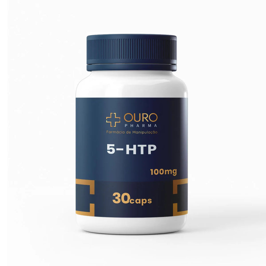 5-HTP 100mg - 30 ou 60 cápsulas - Ouro Pharma – Farmácia de Manipulação