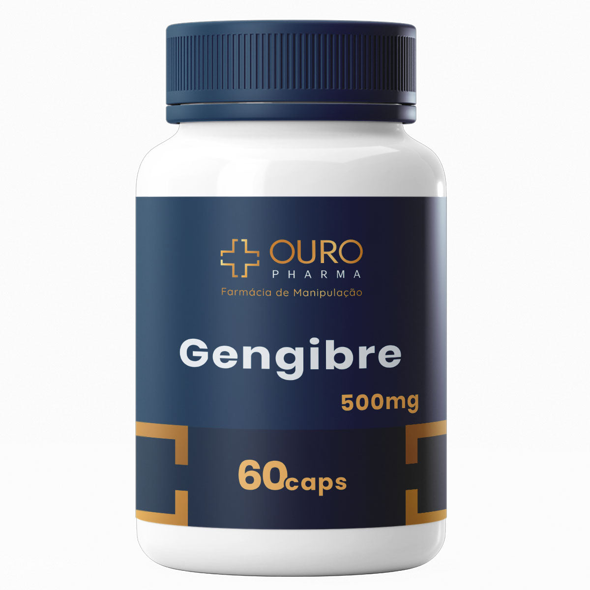 Gengibre 500mg - 30 ou 60 cápsulas - Ouro Pharma – Farmácia de Manipulação