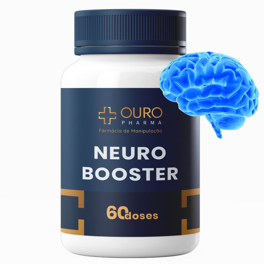 Neuro Brain Booster - Nootrópico Mitocondrial UP - 30 ou 60 cápsulas - Ouro Pharma – Farmácia de Manipulação