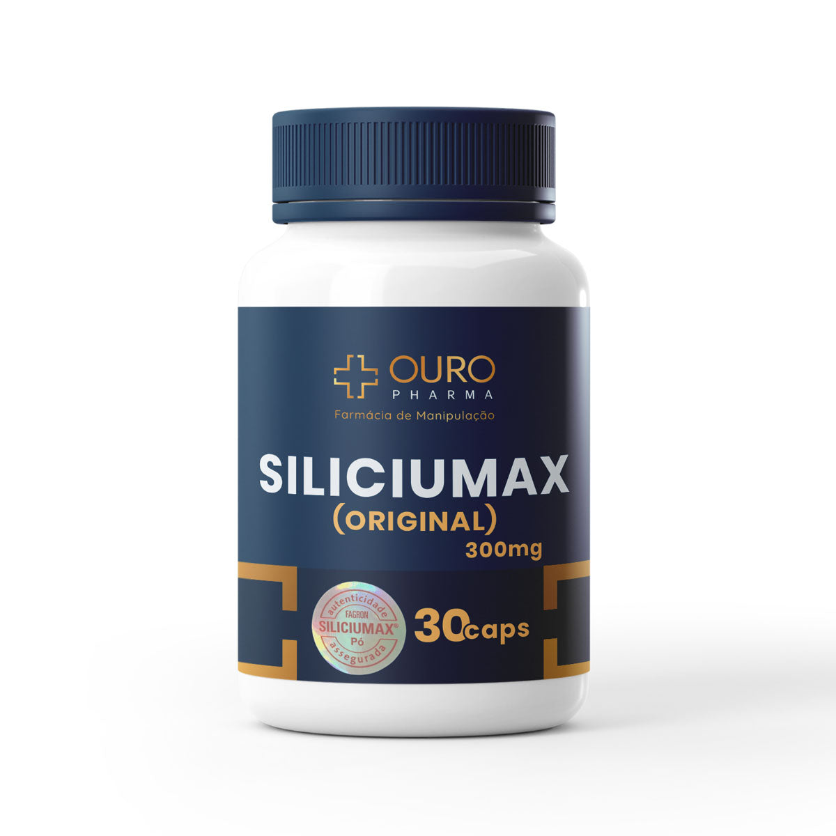 Siliciumax 300mg - 30 ou 60 cápsulas - Ouro Pharma – Farmácia de Manipulação