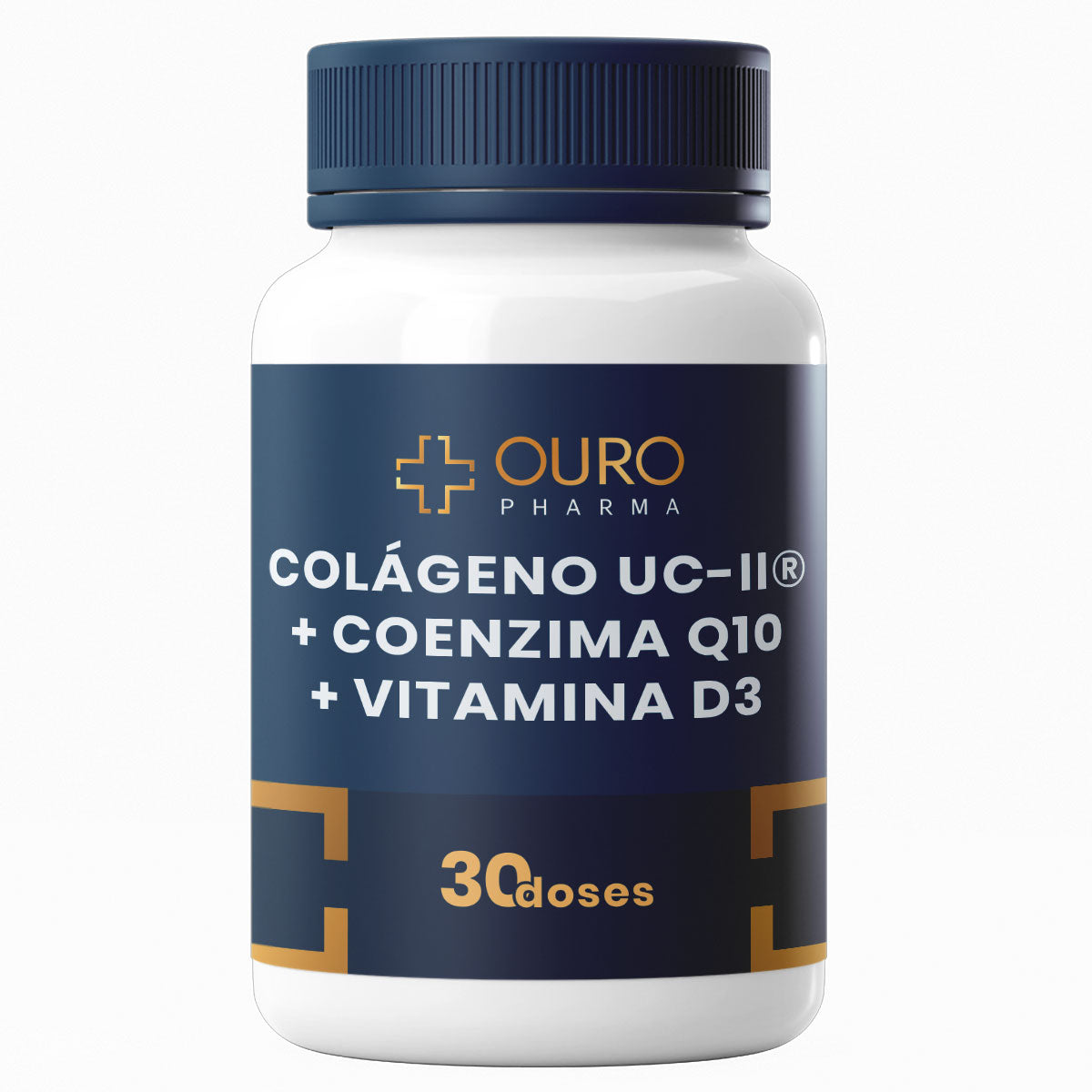 UC II + Coenzima Q10 + Vitamina D3 - 30 ou 60 cápsulas - Ouro Pharma - Farmácia de Manipulação