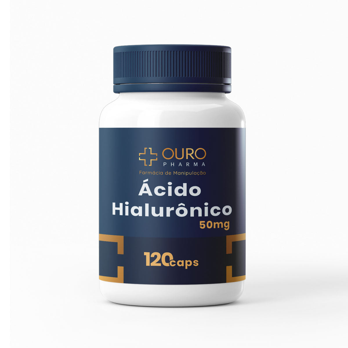Ácido Hialurônico 50mg - 60 ou 120 cápsulas - Ouro Pharma – Farmácia de Manipulação