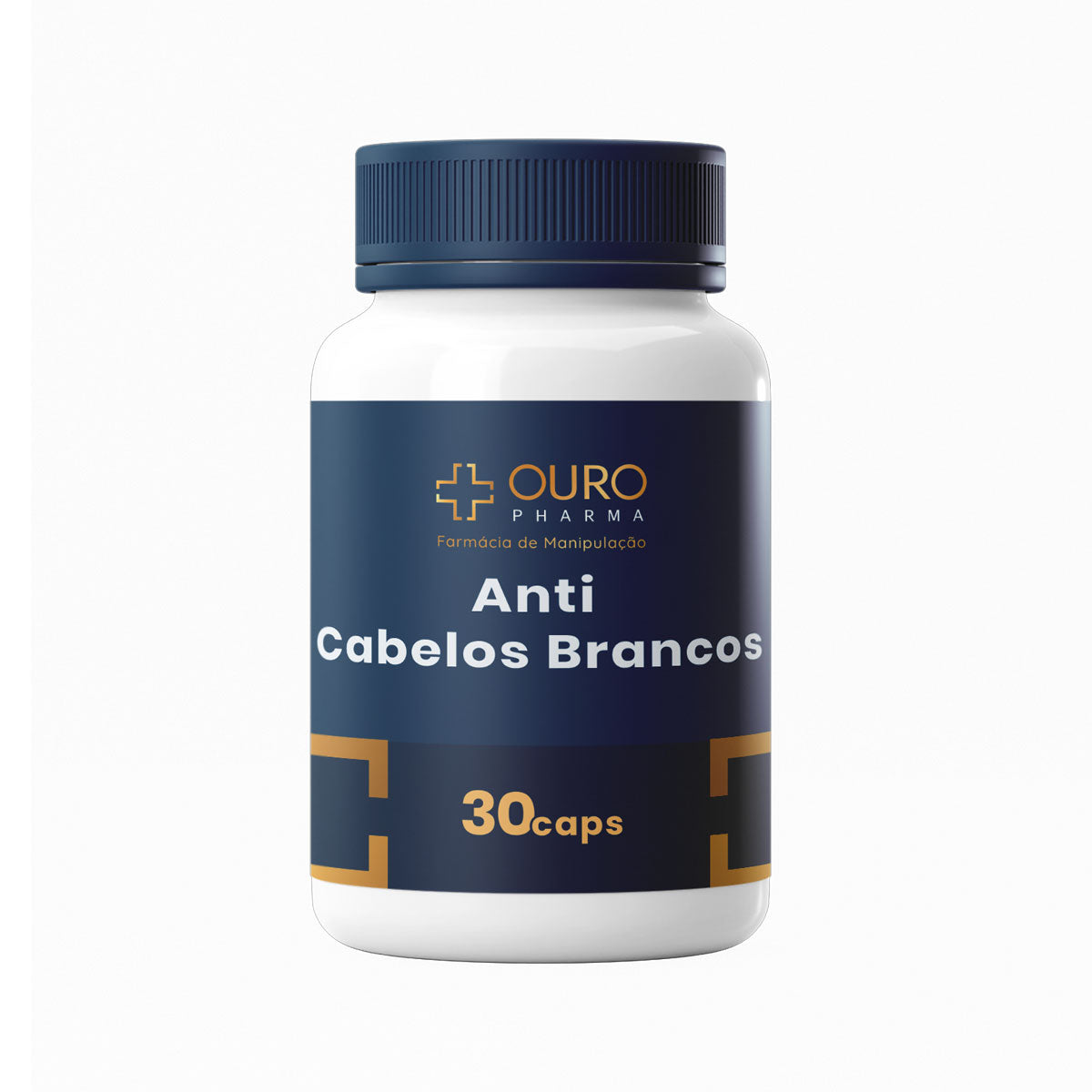 Anti Cabelos Brancos - 30 ou 60 cápsulas - Ouro Pharma – Farmácia de Manipulação