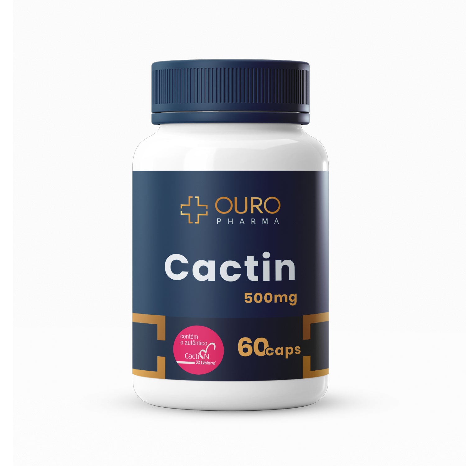 Cactin® 500mg (Galena Farmacêutica - Com selo de Autenticidade) -  60 ou 120 cápsulas - Ouro Pharma – Farmácia de Manipulação