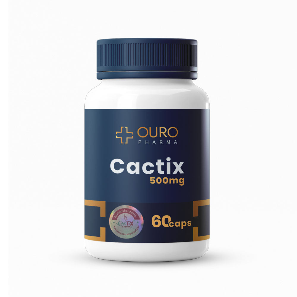 Cactix® 500mg (Fagron - Com selo de Autenticidade) - 60 ou 120 cápsulas - Ouro Pharma – Farmácia de Manipulação