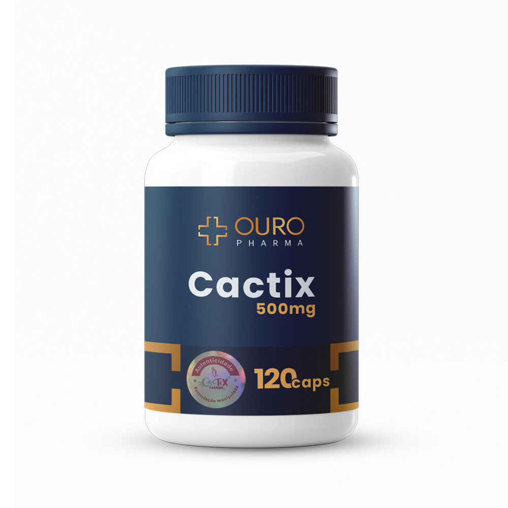 Cactix® 500mg (Fagron - Com selo de Autenticidade) - 60 ou 120 cápsulas - Ouro Pharma – Farmácia de Manipulação