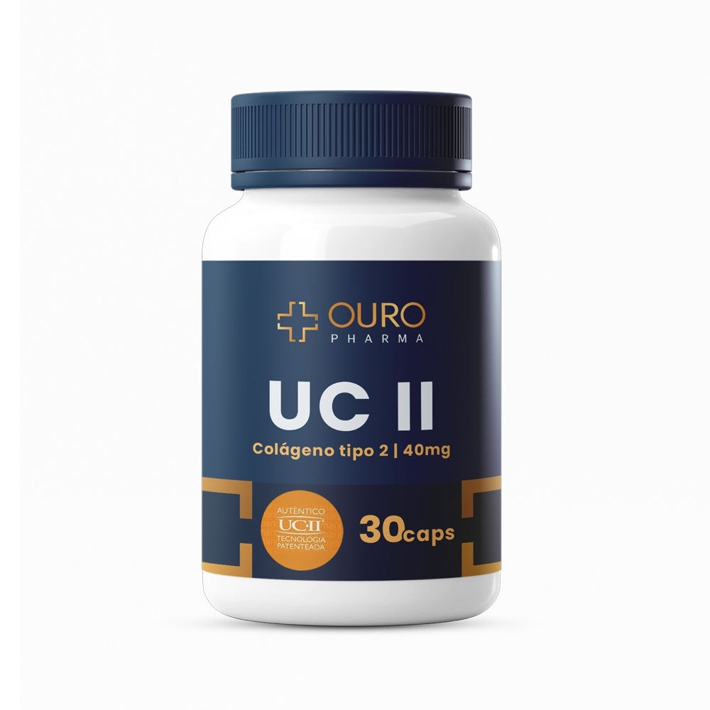 Colágeno UC-II 40mg - 30 ou 60 cápsulas - Ouro Pharma – Farmácia de Manipulação