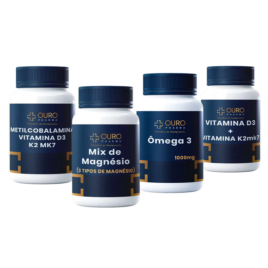 Kit Recuperação de Campeão - Ouro Pharma - Farmácia de Manipulação