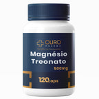 Magnésio Treonato 500mg - 60 ou 120 cápsulas - Ouro Pharma – Farmácia de Manipulação