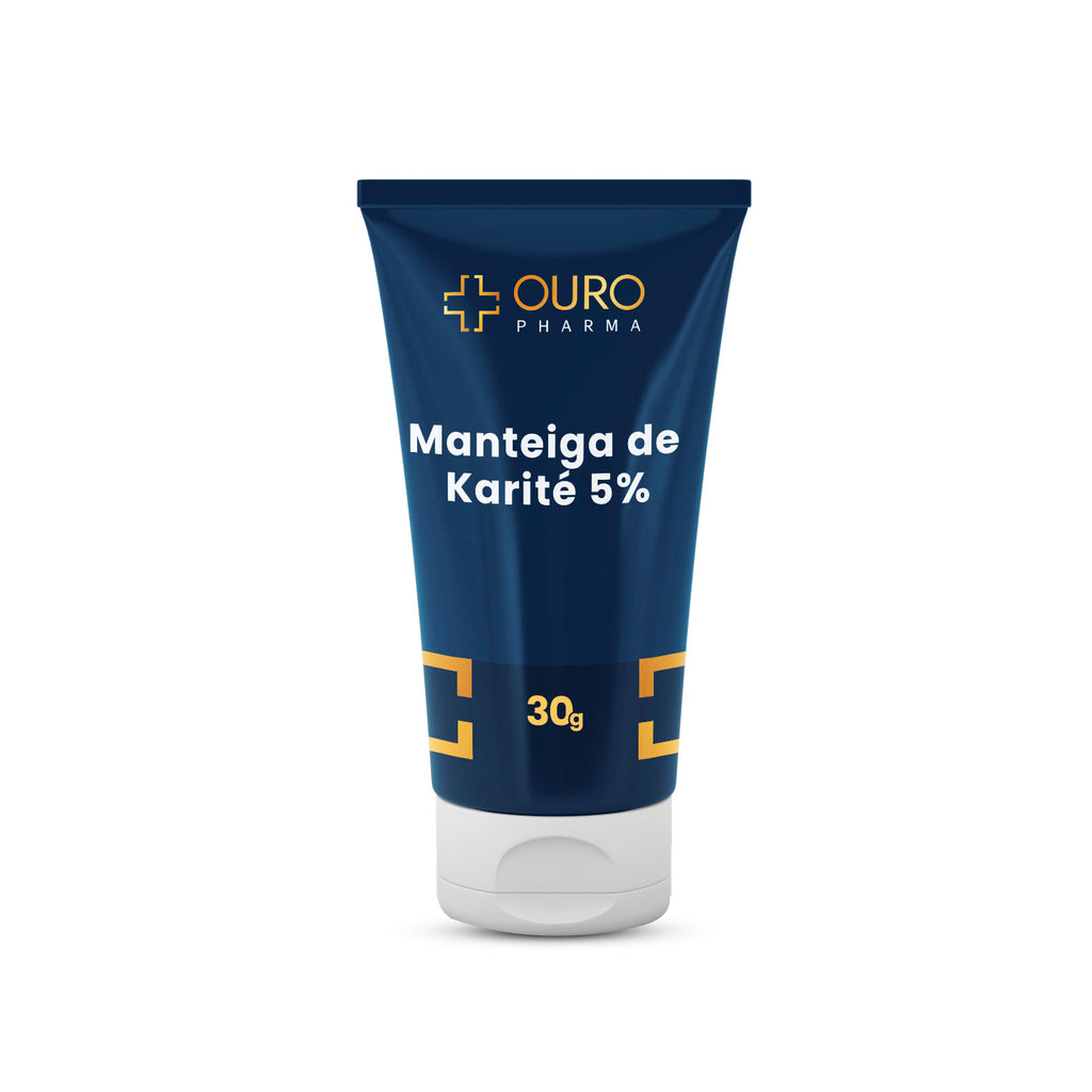 Creme de Manteiga de Karité 5% - 30gr, 60gr ou 100gr - Ouro Pharma – Farmácia de Manipulação