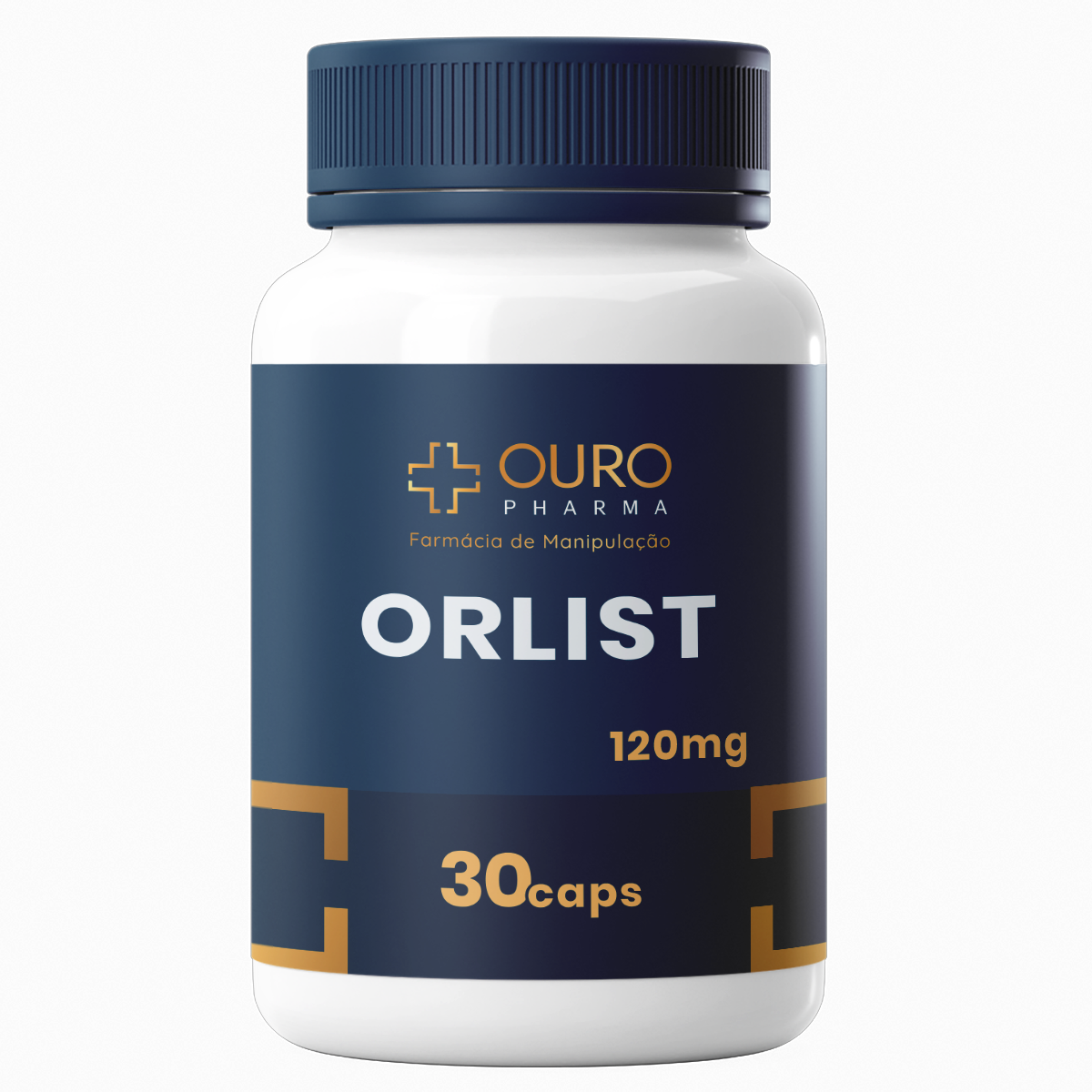 Orlistate 120mg - 30 ou 60 cápsulas - Ouro Pharma – Farmácia de Manipulação