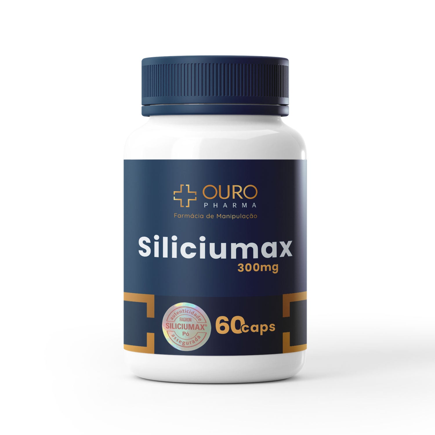 Siliciumax 300mg - 30 ou 60 cápsulas - Ouro Pharma – Farmácia de Manipulação