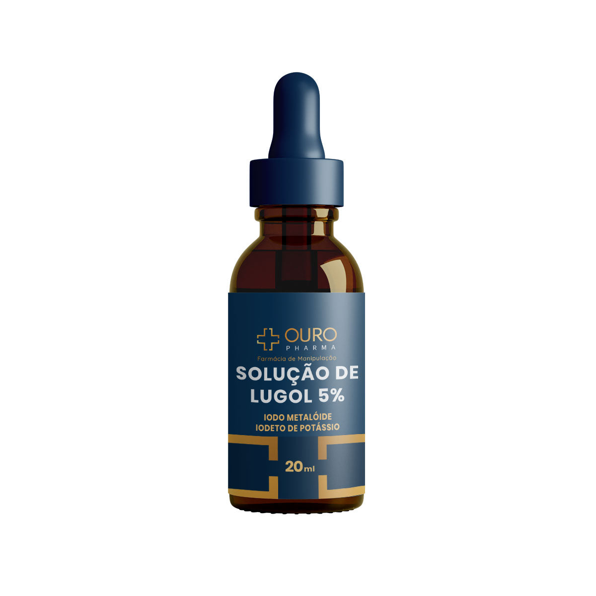 Solução de Lugol 5% (IODO) 20ml, 50ml e 100ml - Ouro Pharma – Farmácia de Manipulação