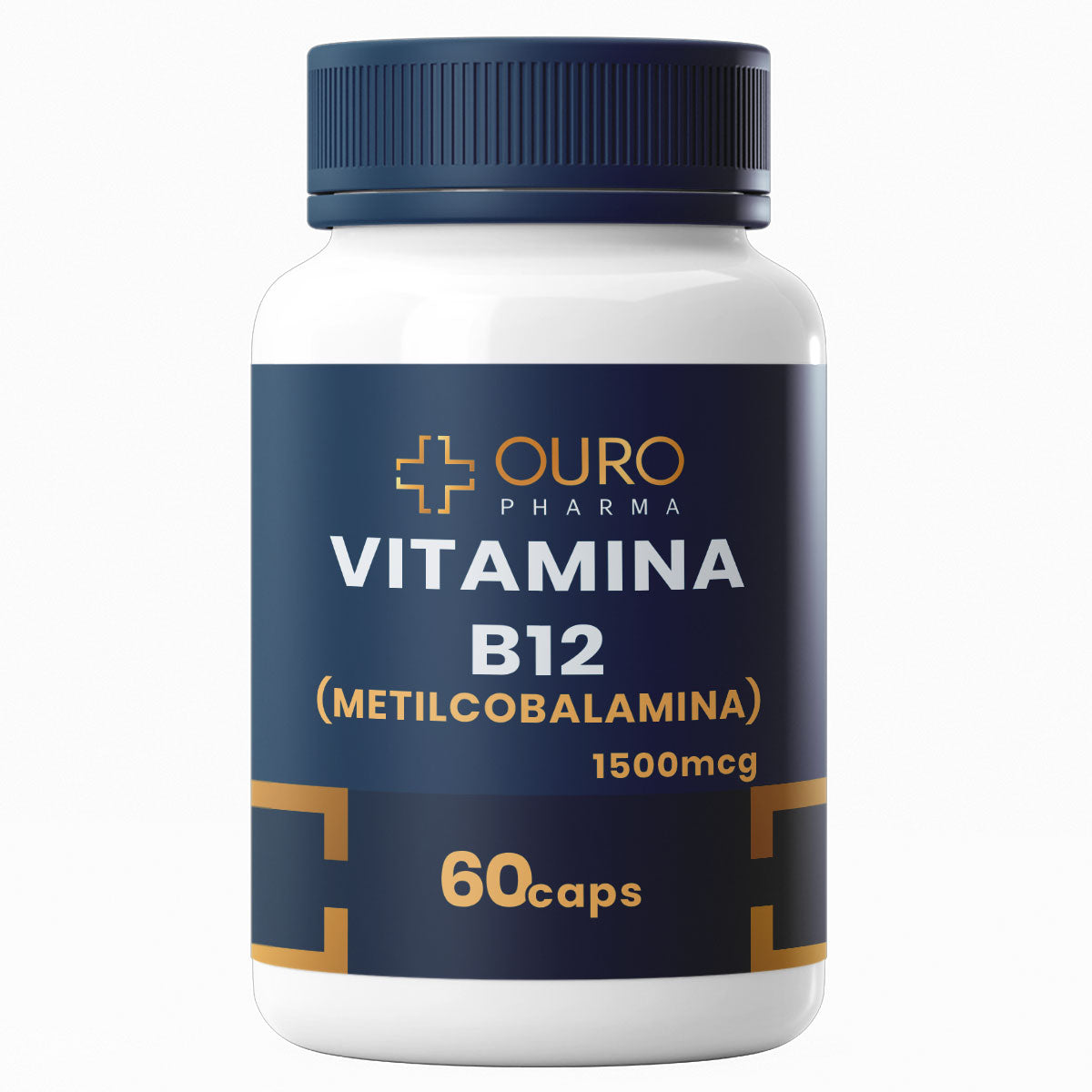 Vitamina B12 Metilcobalamina 1500 mcg - 60 ou 120 cápsulas - Ouro Pharma - Farmácia de Manipulação