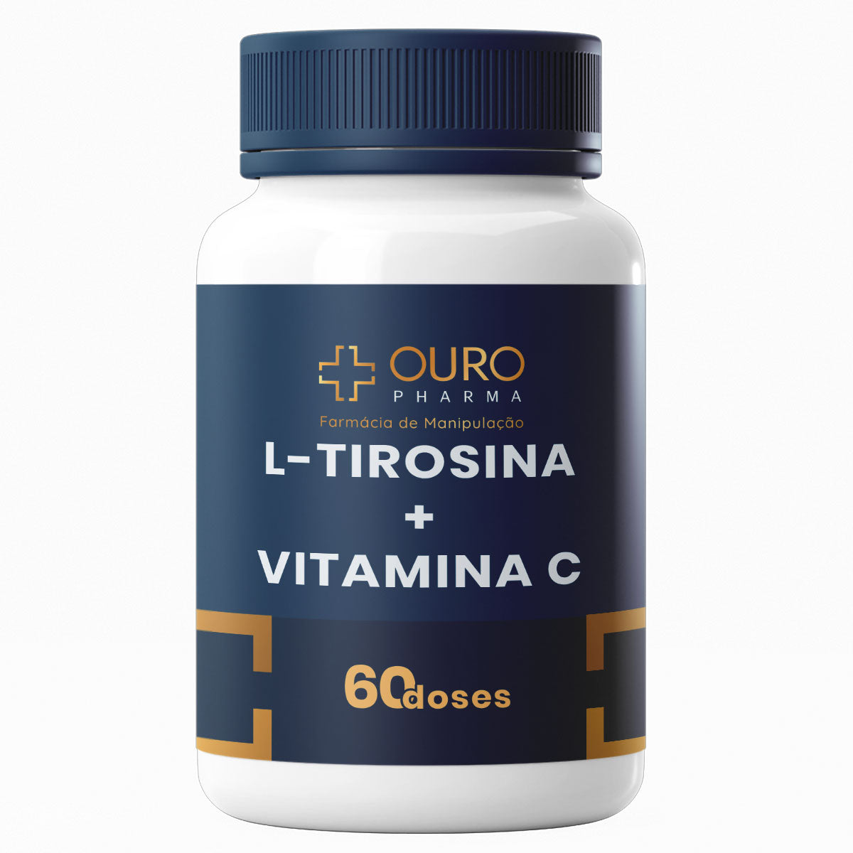 Vitamina C 250mg + L Tirosina 150mg - 30 ou 60 cápsulas - Ouro Pharma - Farmácia de Manipulação
